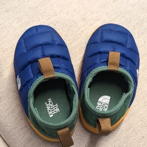 The North Face Kids Blue and Green Slip On Shoes